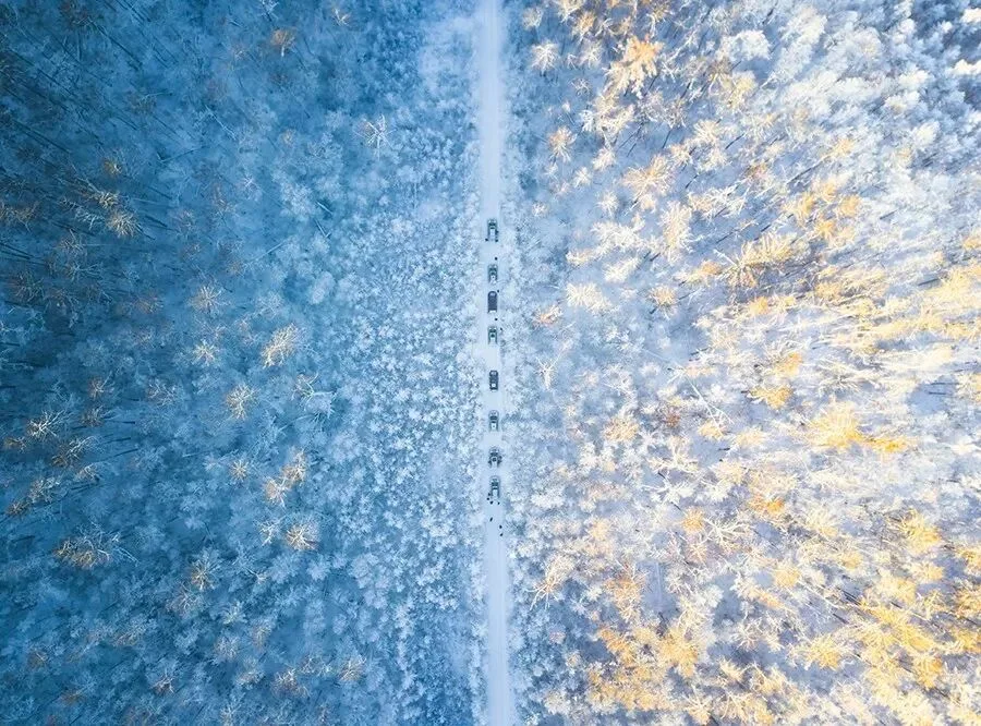 航拍照片后期实例：梦幻冷暖色风格