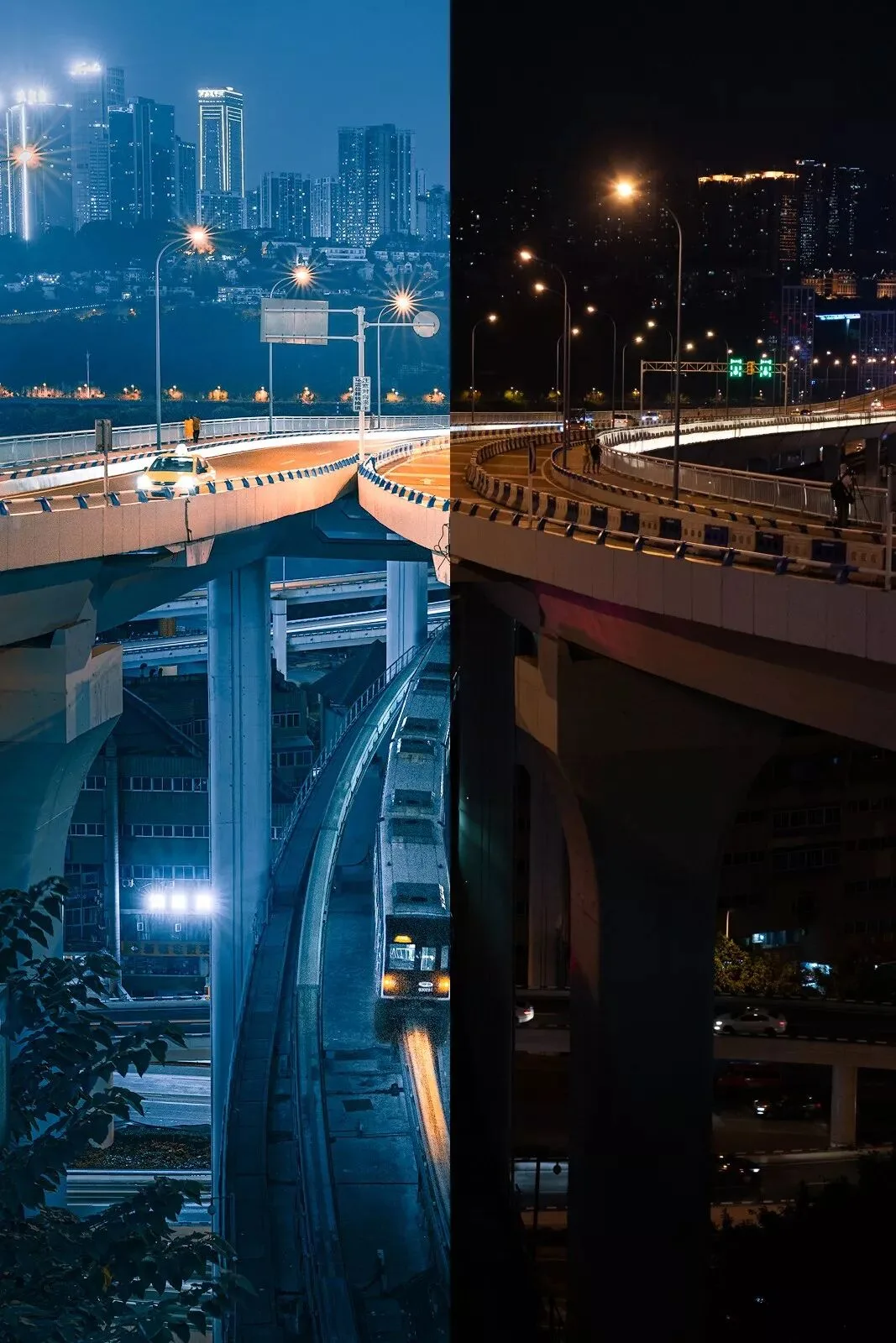 刷爆全网的重庆夜景大片，原来后期这么调色！