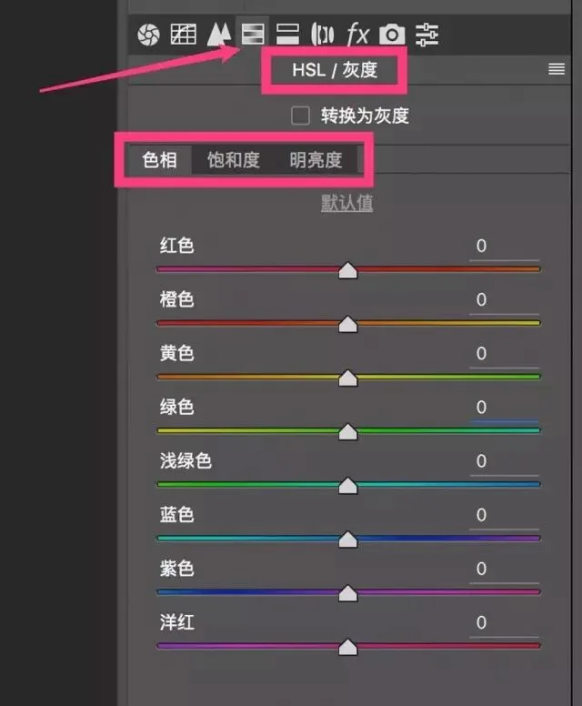 色彩调整利器 - 色相/饱和度工具
